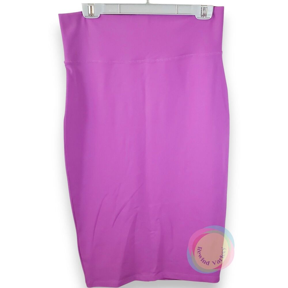Vintage Bebe Made in USA Pink Stretch Pencil Skirt L